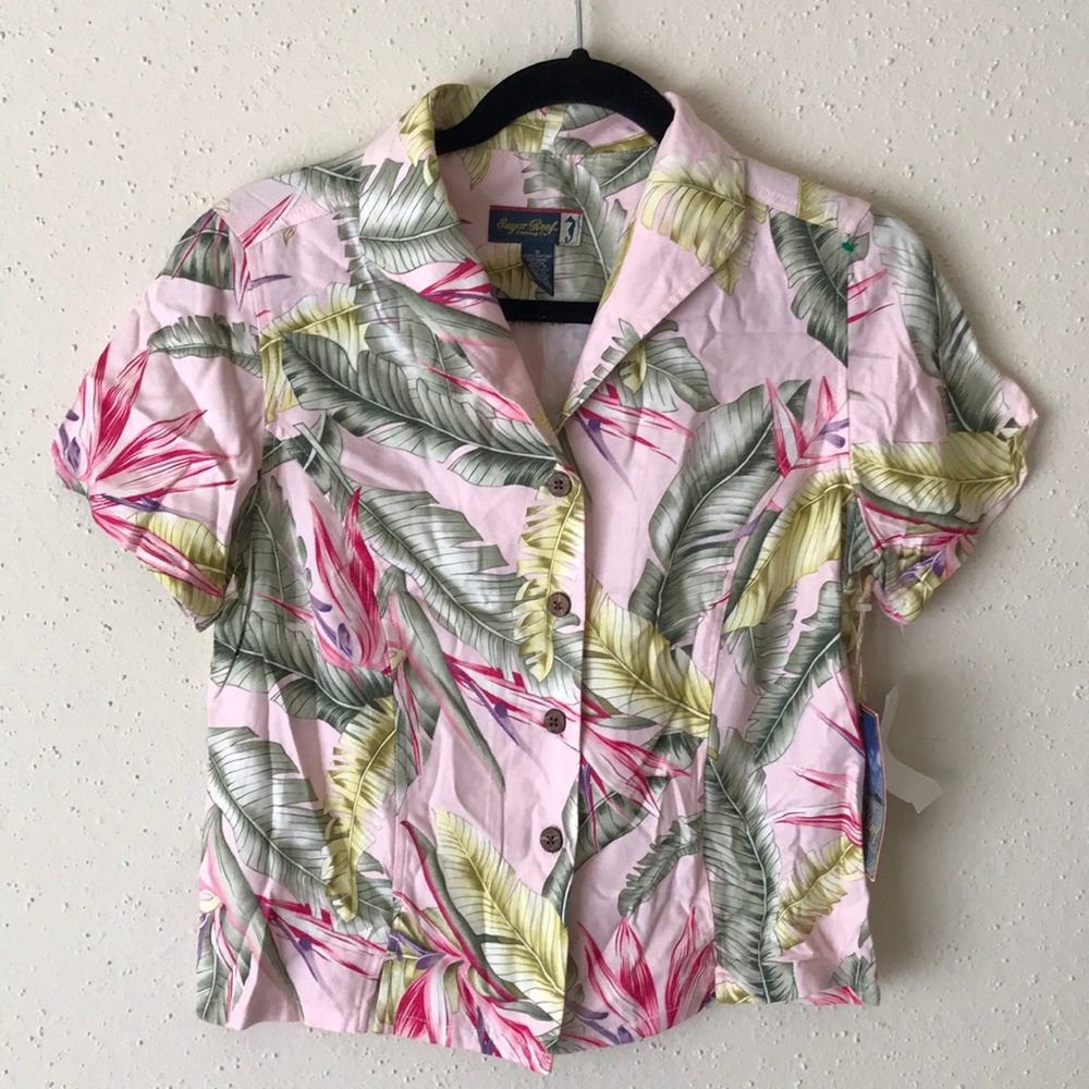 NWT Sugar Reef Hawaii Button Down Shirt